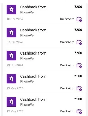 PhonePe Earning Proof