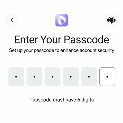 Interlink App Password Create Page