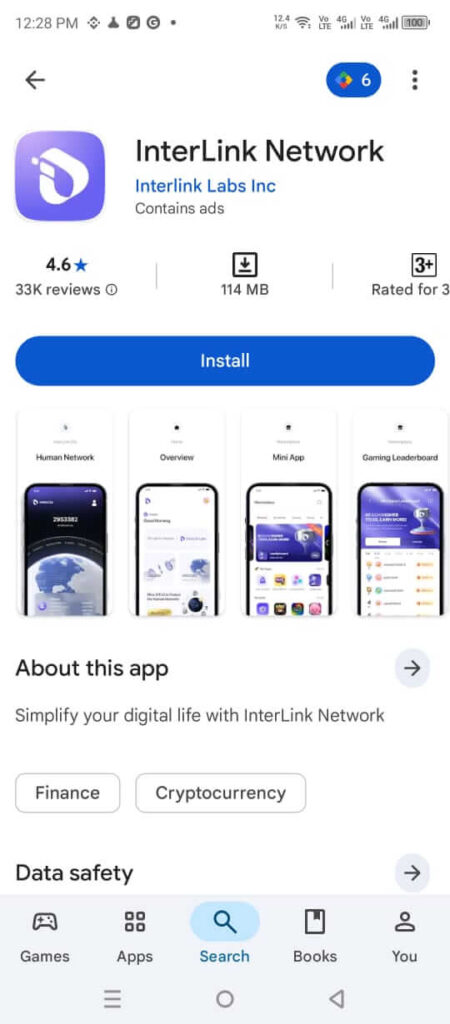 Interlink App Playstore