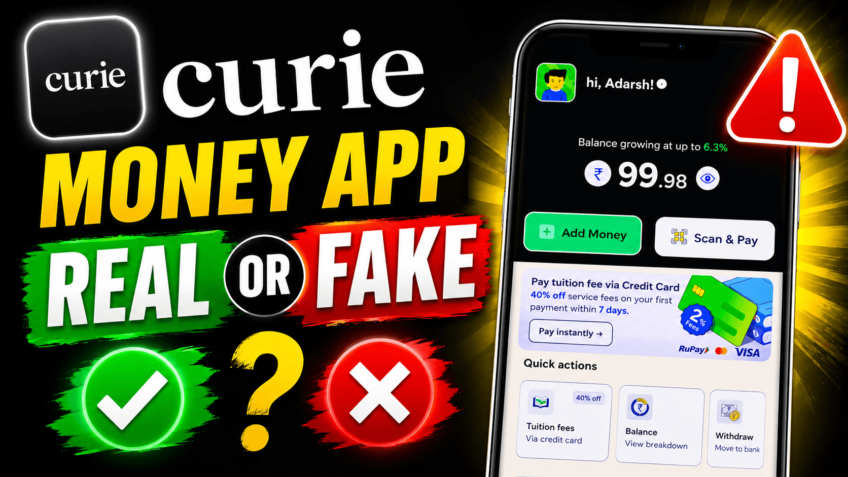 Curie Money App